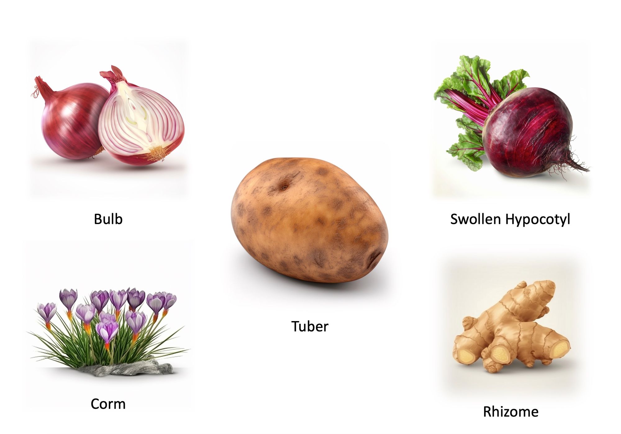 Selection of root types