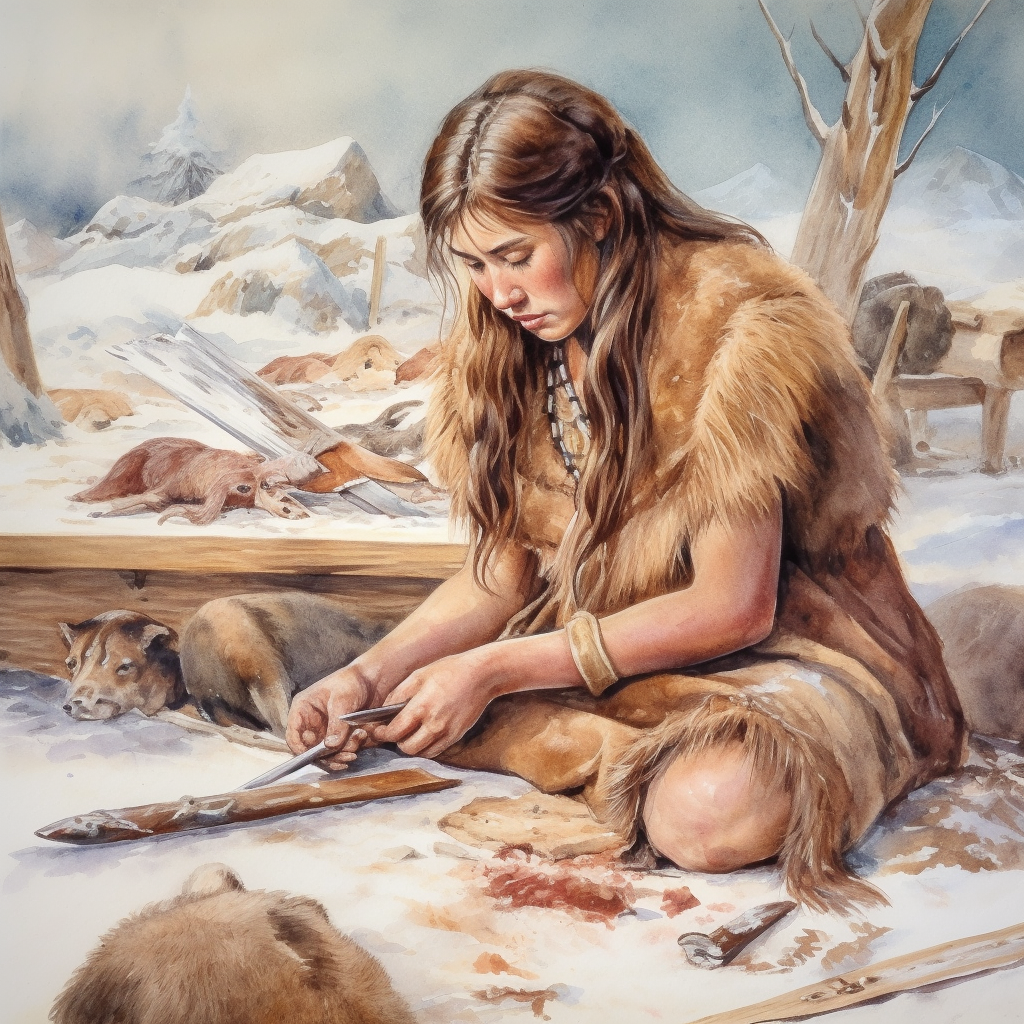 prehistoric woman
