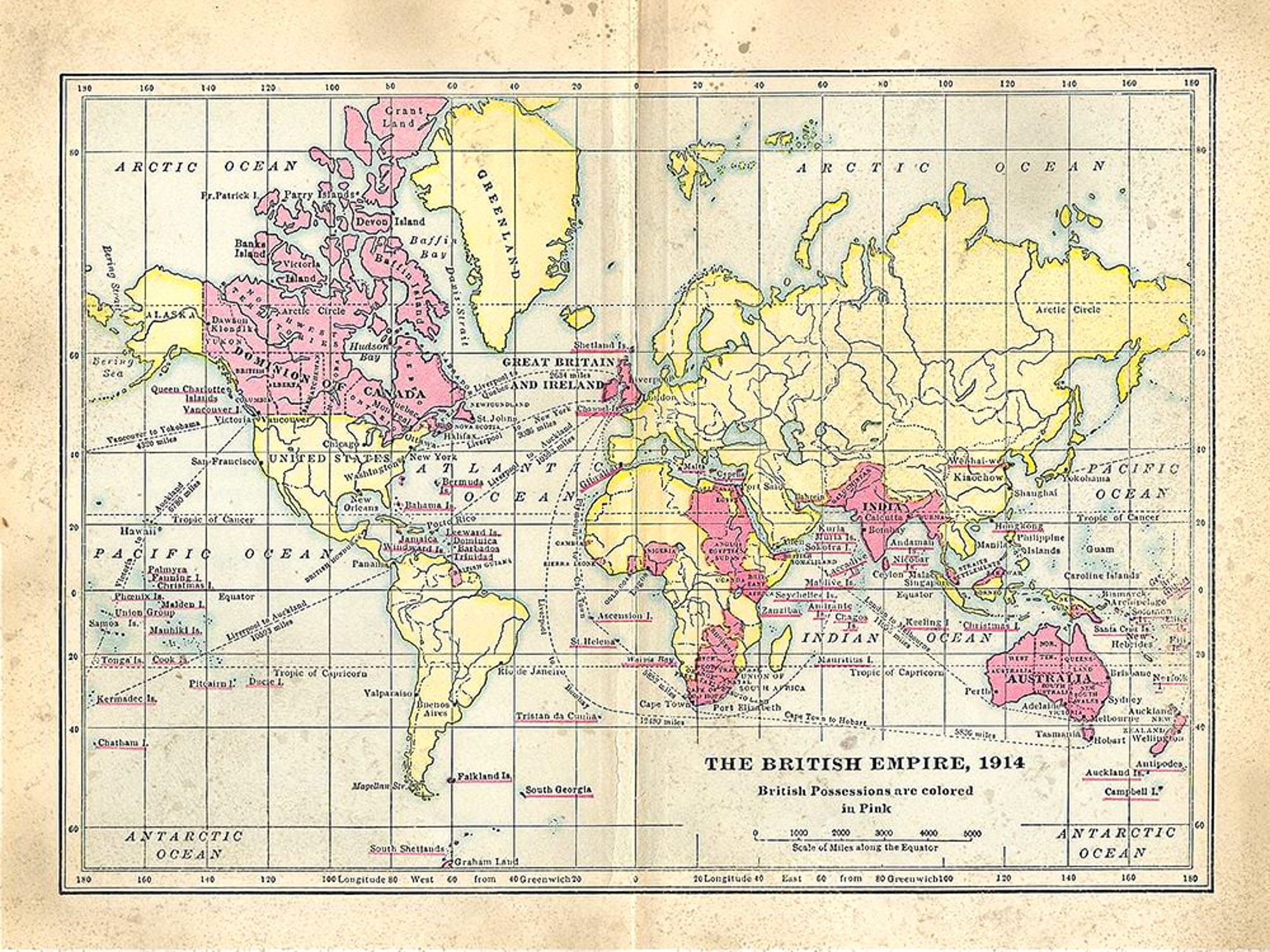map of British Empire