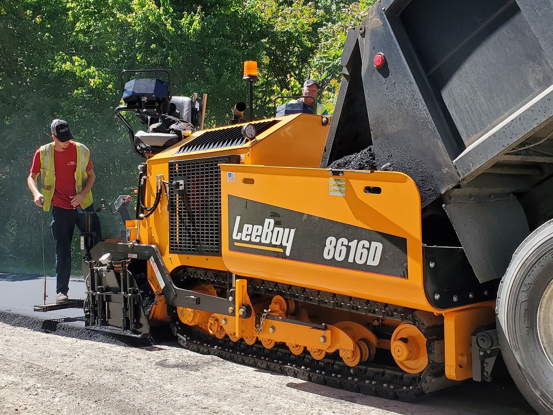 road paving