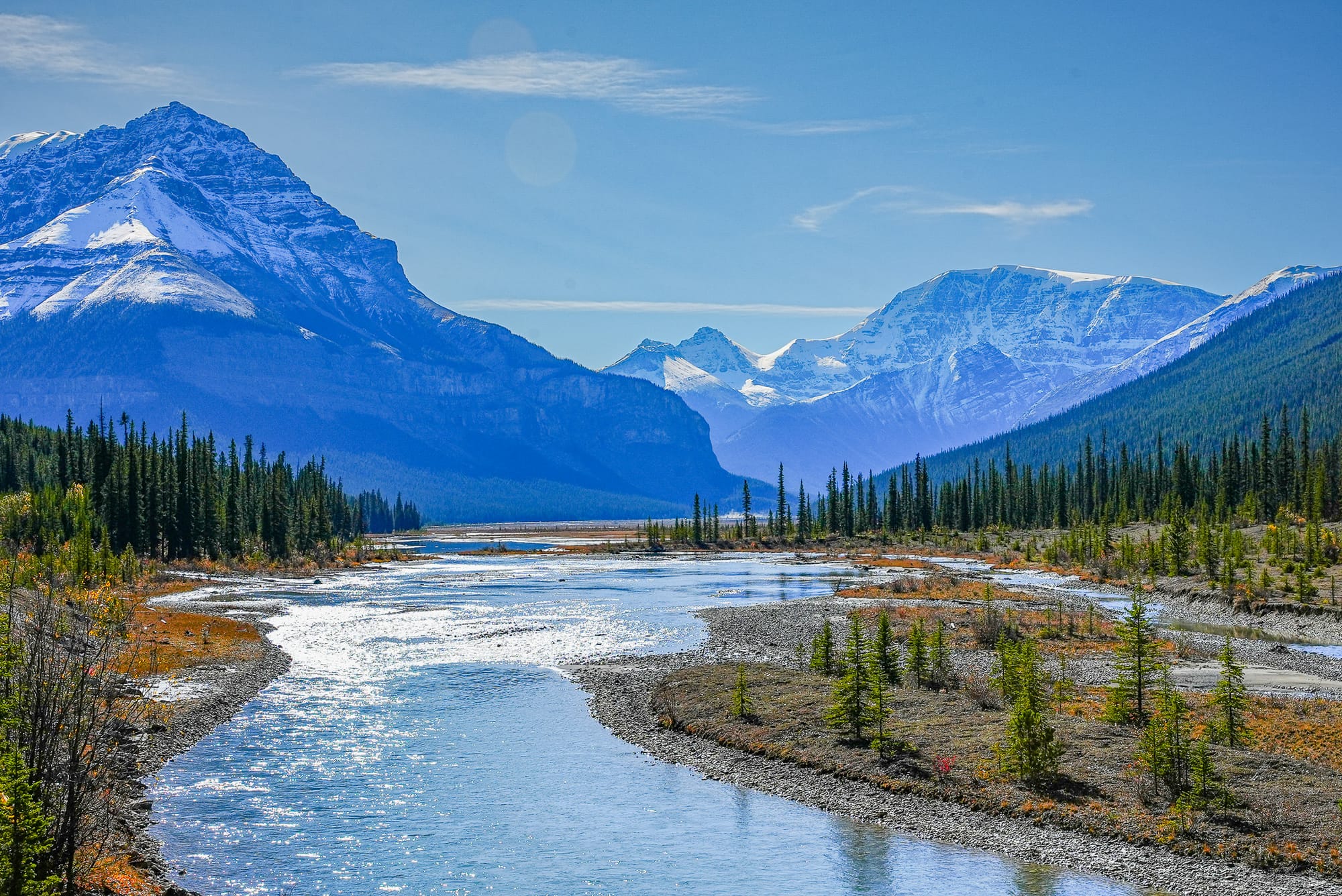 river in the Canadian Rockies