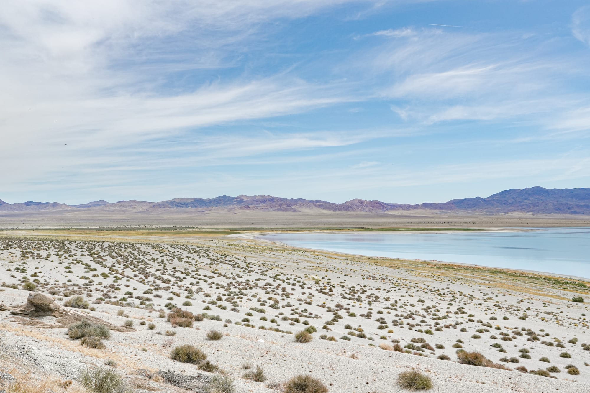 drying lake bed in the Great Basin