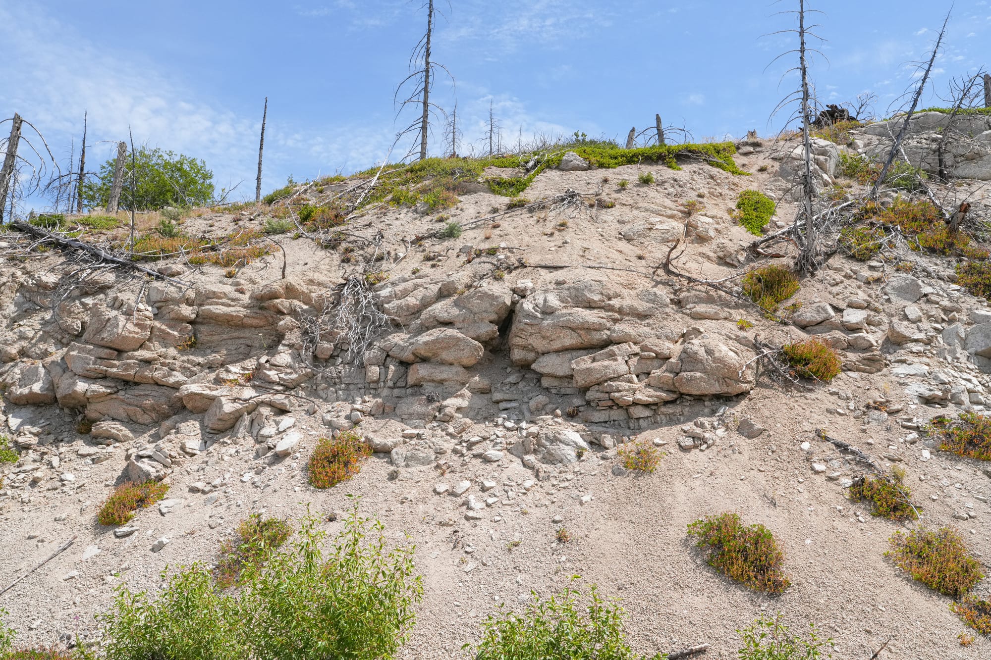 broken rock