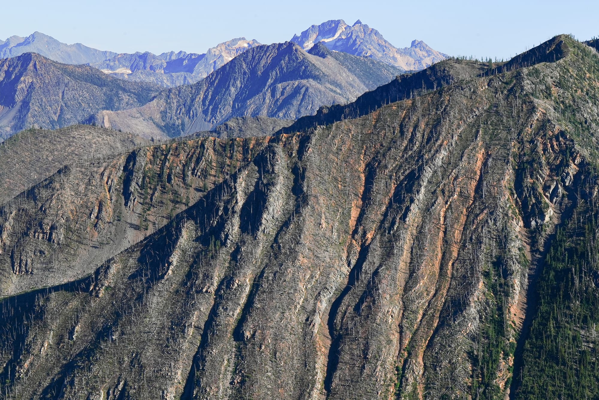 rugged peaks