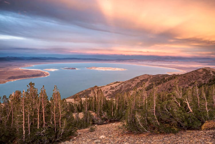 Mono Lake at sunset